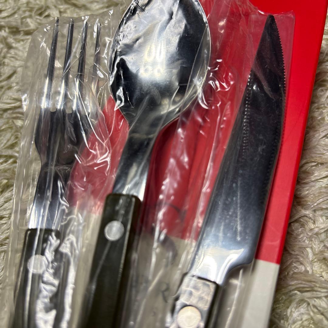 SABRE サーブル カトラリーセット ペア アイボリー オリーブ 箱付未使用