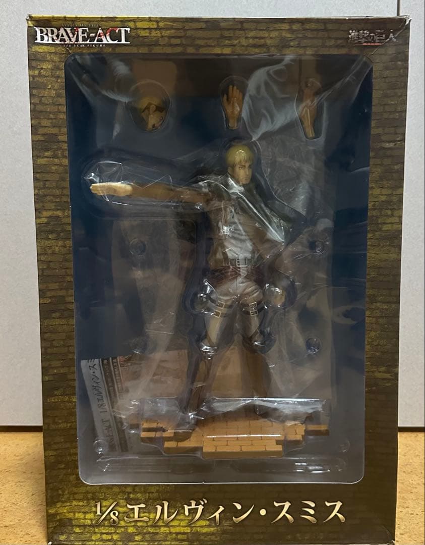 進撃の巨人　フィギュア　BRAVE-ACT エルヴィン・スミス