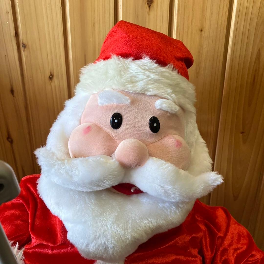 サンタ置物】マイク 踊る 歌う ジャンク品 クリスマス オブジェ - メルカリ