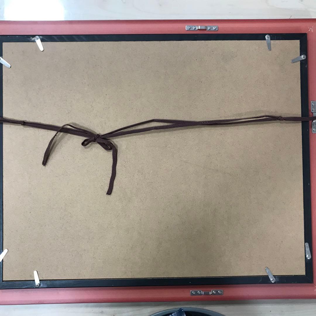 油彩画 真筆保証 富士山と滝と紅葉 自作絵画 堀口 守 - メルカリ