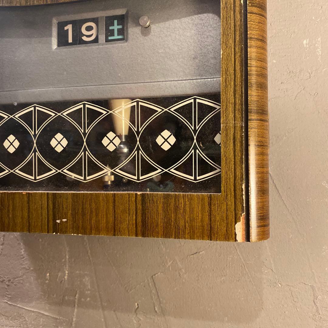 昭和40年代 SEIKO ソノーラトランジスター壁掛け時計 カレンダー 時打時計