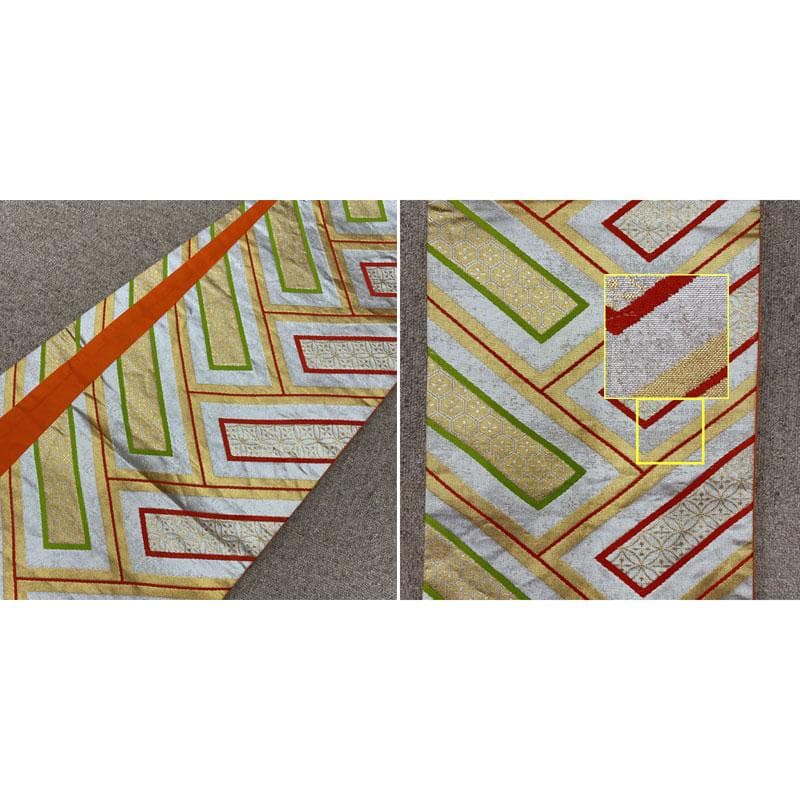 509ag29, 帯揚げ、帯締め、しごき◎七五三 七歳 女児 着物&袋帯&長襦袢