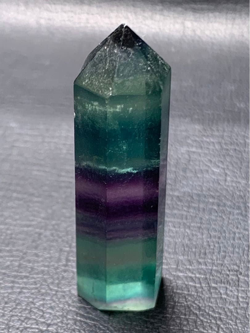 082793  天然フローライト六角柱