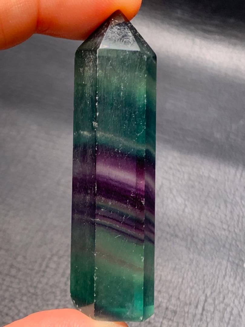 082793  天然フローライト六角柱