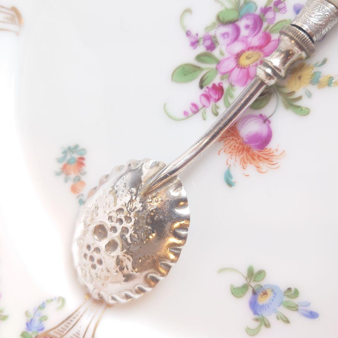 イギリス　ジャムスプーン　白蝶貝　マザーオブパール