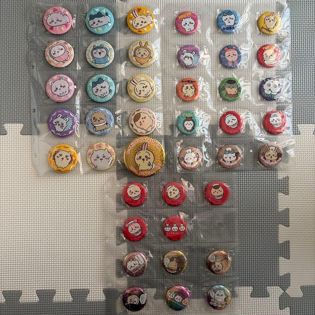 ちいかわ缶バッジ41点まとめ売り - メルカリ
