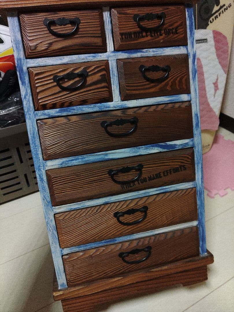 昭和レトロ 小引き出し 小物入れ アンティーク 時代家具 ディスプレイ　虎