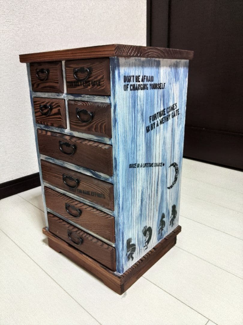 昭和レトロ 小引き出し 小物入れ アンティーク 時代家具 ディスプレイ　虎