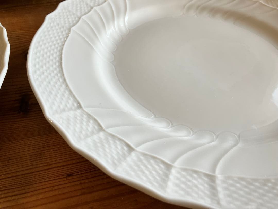 ジノリ　ベッキオホワイト　26ディナープレート×5