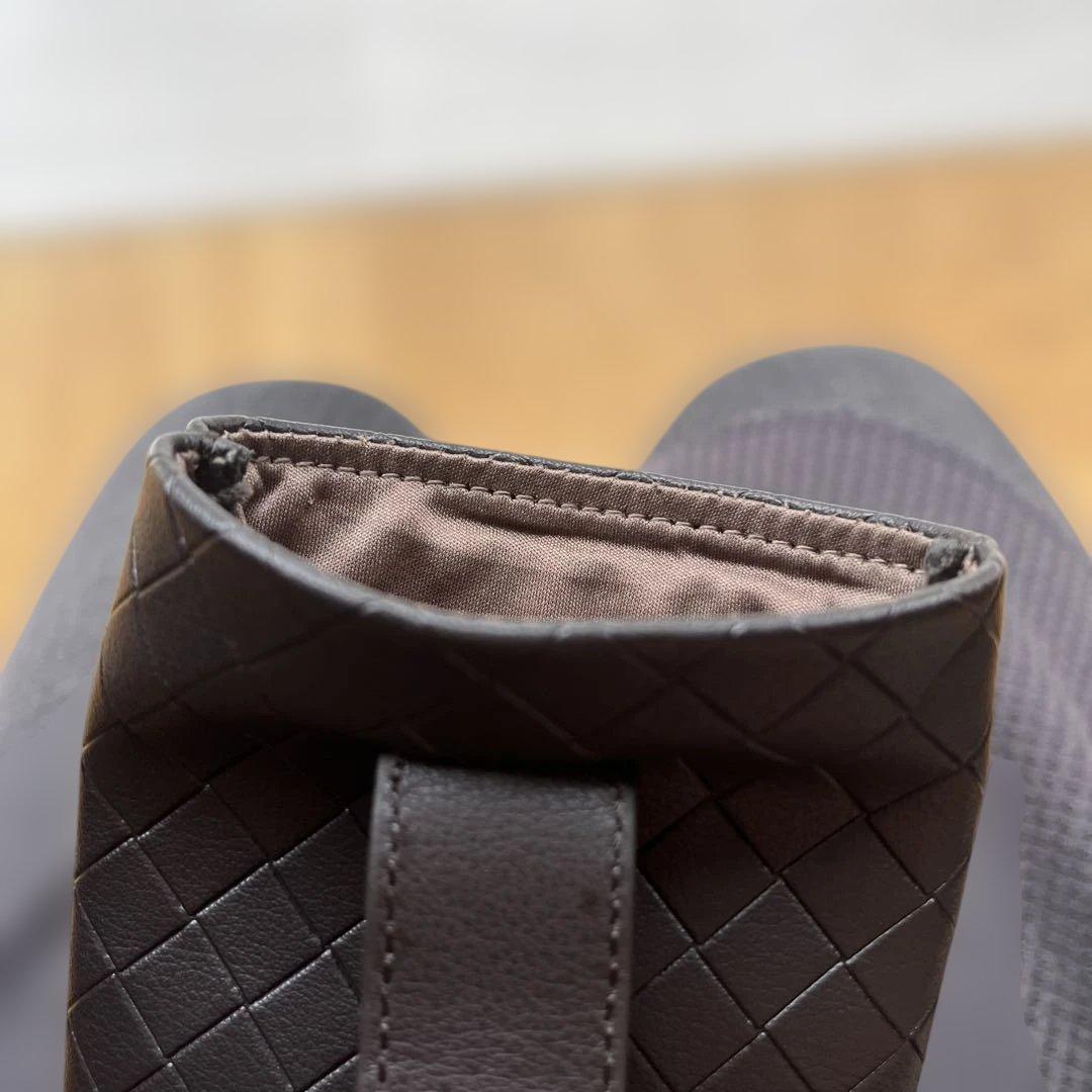 BOTTEGA VENETA メガネケース 濃茶 訳アリ新品