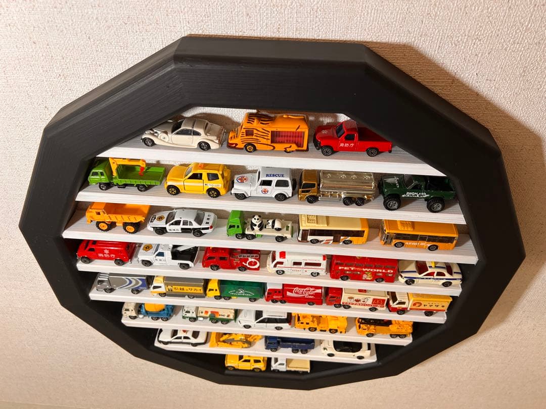 【トミカ】正12角形コレクションケース ミニカーケース　ミニカー以外の展示にも♪