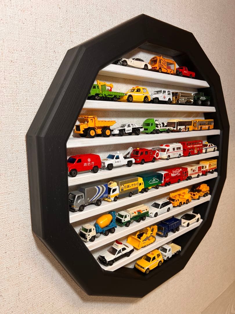 【トミカ】正12角形コレクションケース ミニカーケース　ミニカー以外の展示にも♪