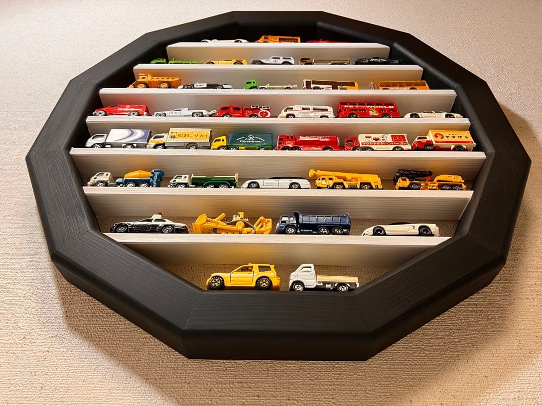 【トミカ】正12角形コレクションケース ミニカーケース　ミニカー以外の展示にも♪