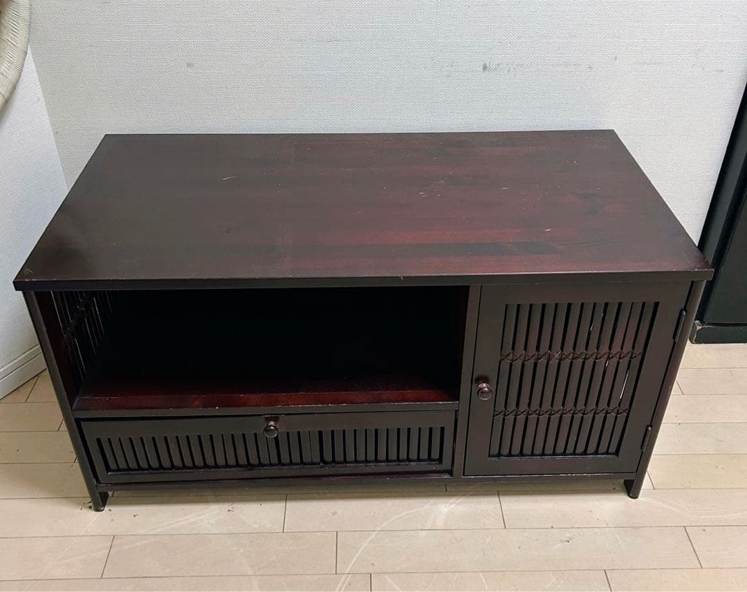 アジアンスタイル収納家具 ダークブラウン