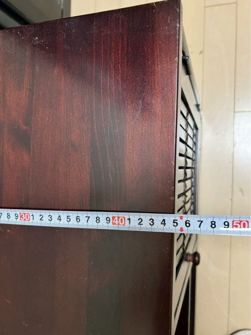 アジアンスタイル収納家具 ダークブラウン