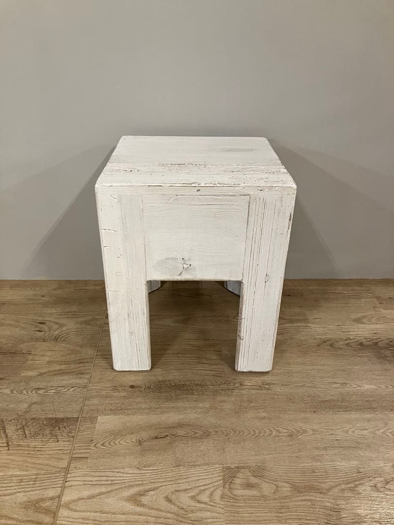 フレンチカントリー　パイン無垢材　スツール