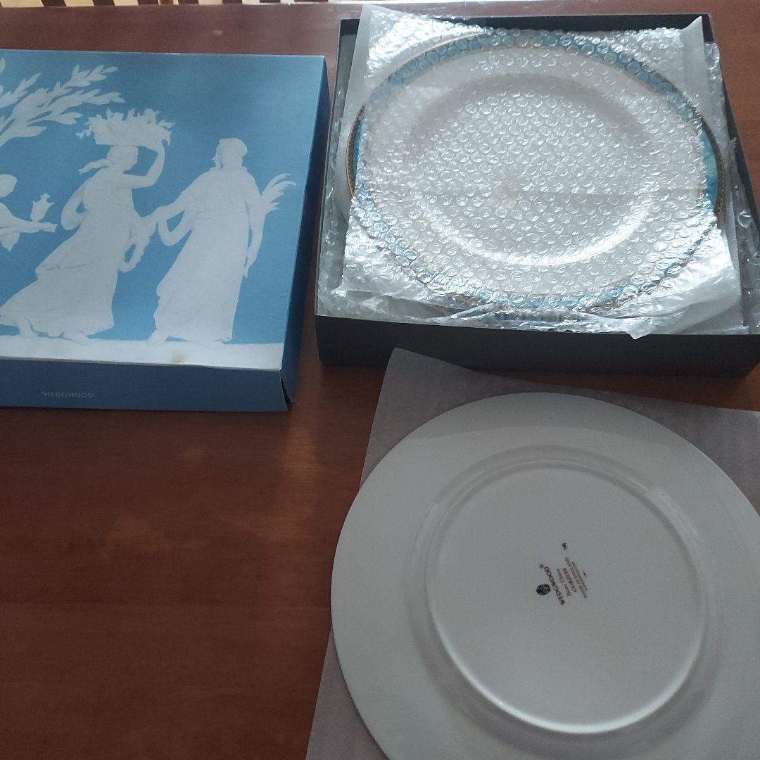 【新品】3枚　ウエッジウッド 27.3cm 大皿 プレート 黒壺