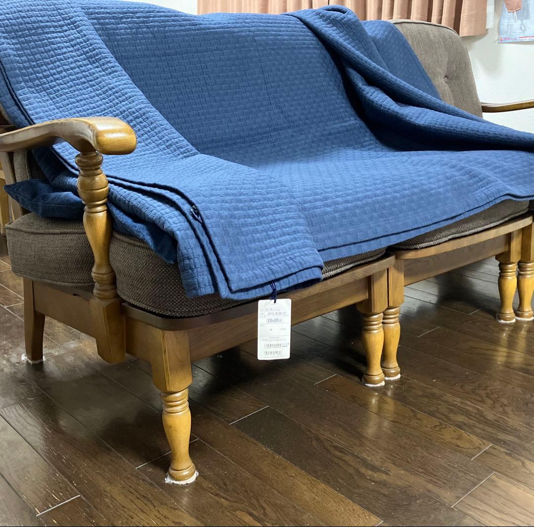 ラルフローレンホームエリッサブランケット　ベットカバー　綿100% ポルトガル製