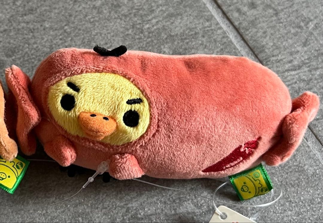 キイロイトリスーパー限定　キイロイトリ　ウインナートリオぬいぐるみ　リラックマ