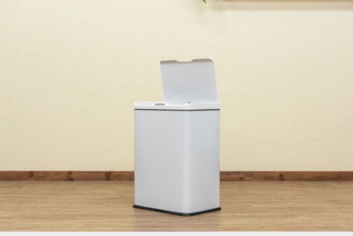 センサー開閉式　ダストボックス50L　WH【カタログ価格】39,800円(税抜)