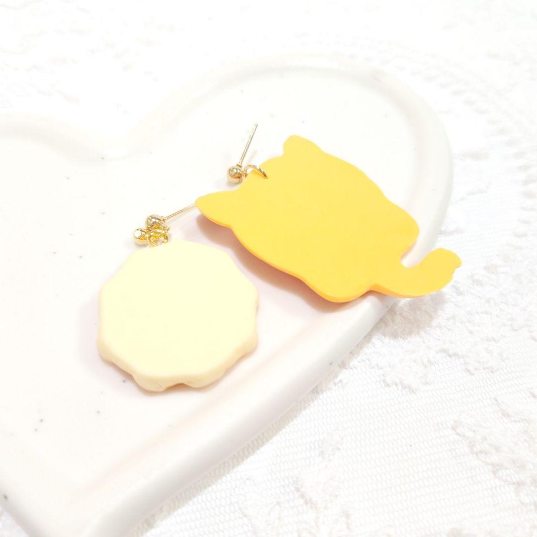 斬新♡可愛い♡猫ピザ ピアス♡