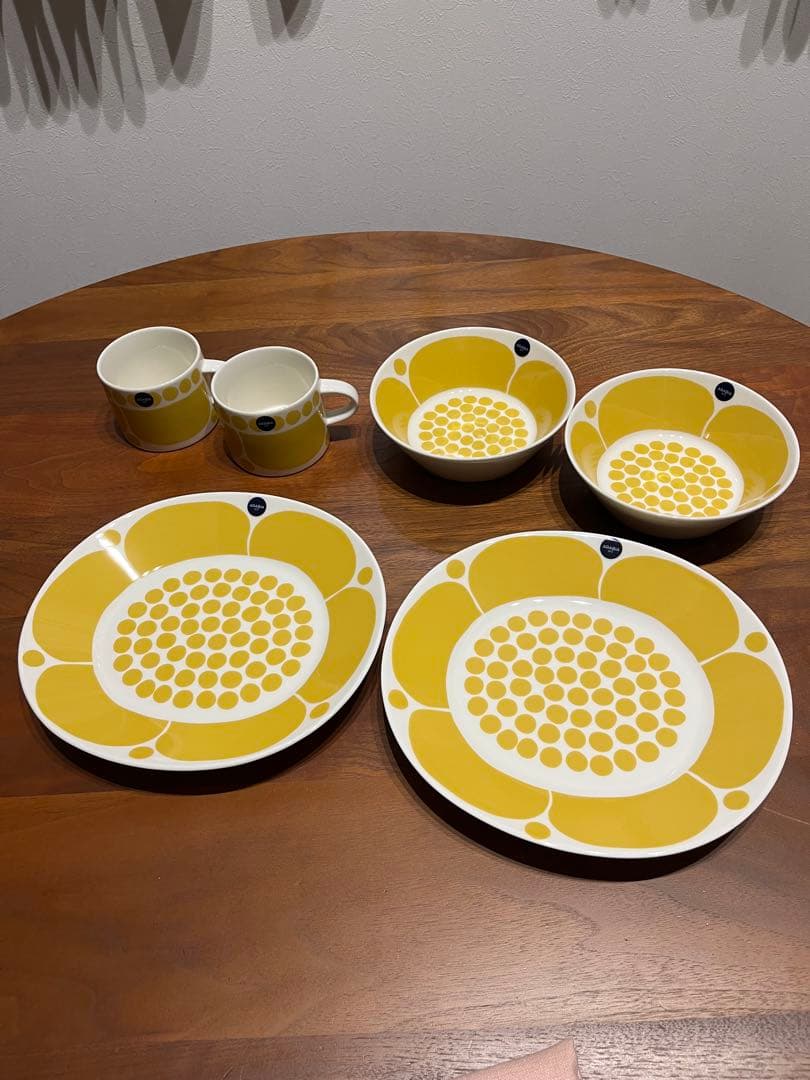 【未使用】 アラビア　スンヌンタイ　オーバル　ティーカップ　ボウル　セット