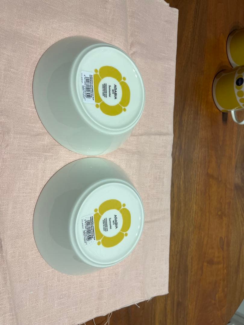 【未使用】 アラビア　スンヌンタイ　オーバル　ティーカップ　ボウル　セット