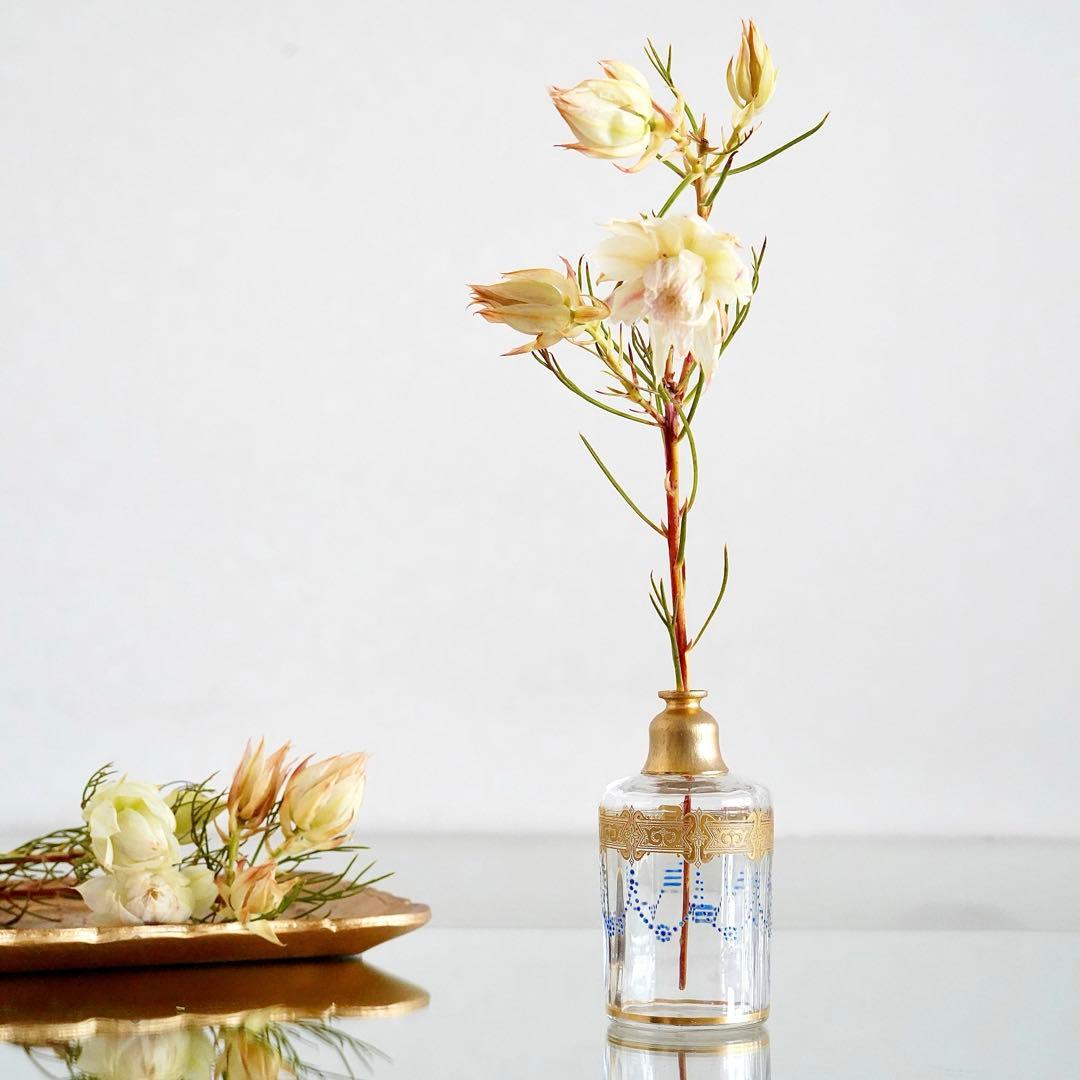 極希少 オールドバカラ エナメル＆金彩 アトマイザー☆ジョルジュ