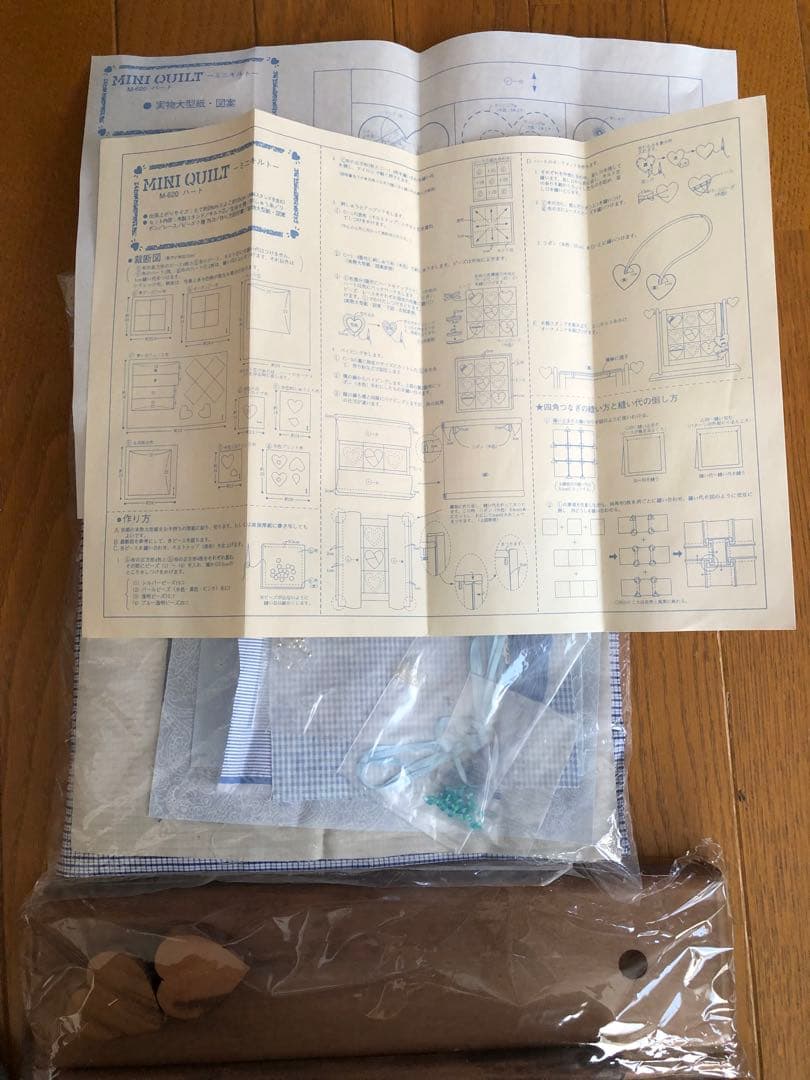 こまちさま専用　カントリーミニキルト木製スタンド付キット5種類セット