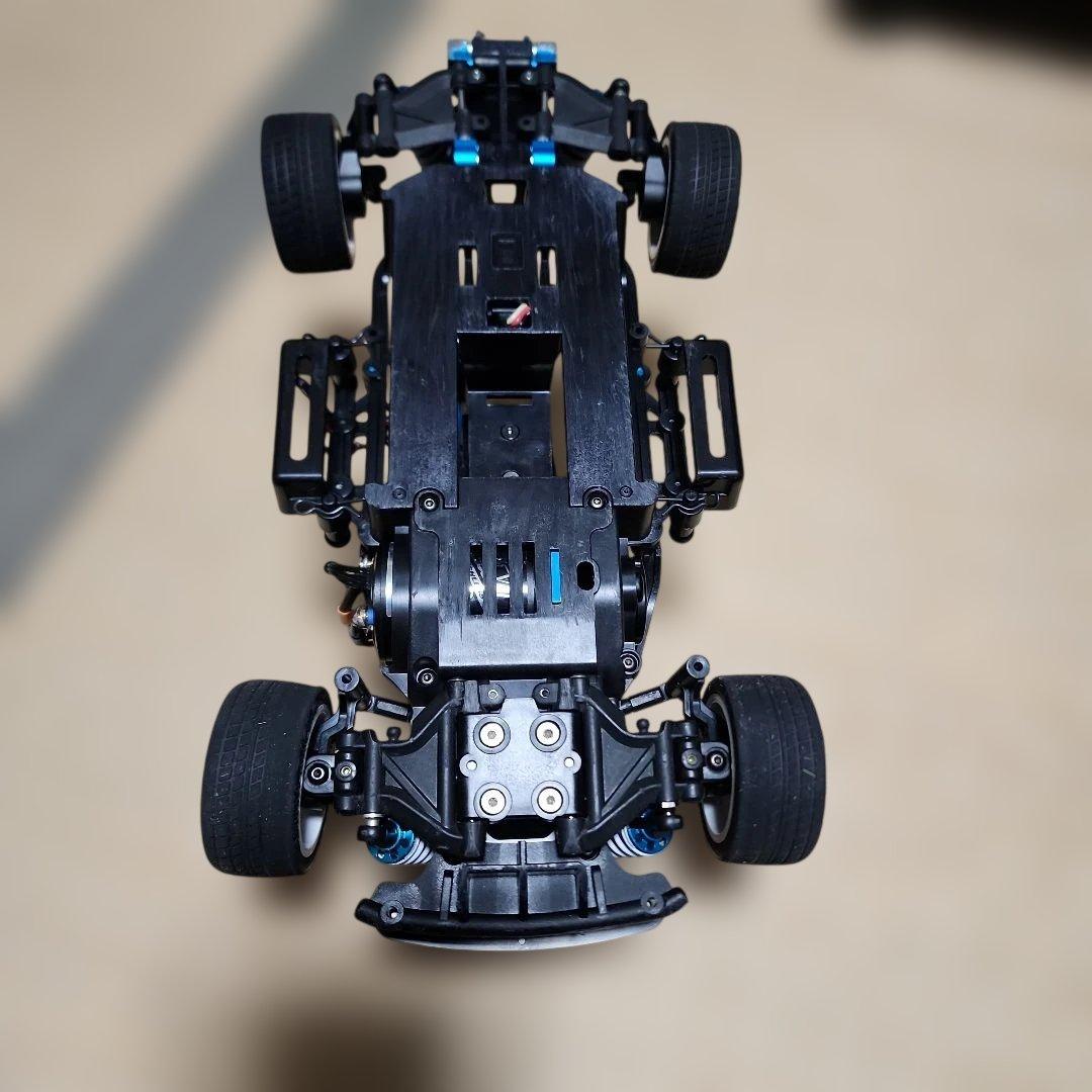 タミヤ　M07 S寸ミニクーパー(ボディはオマケ)　17.5T 04SRメカ付き