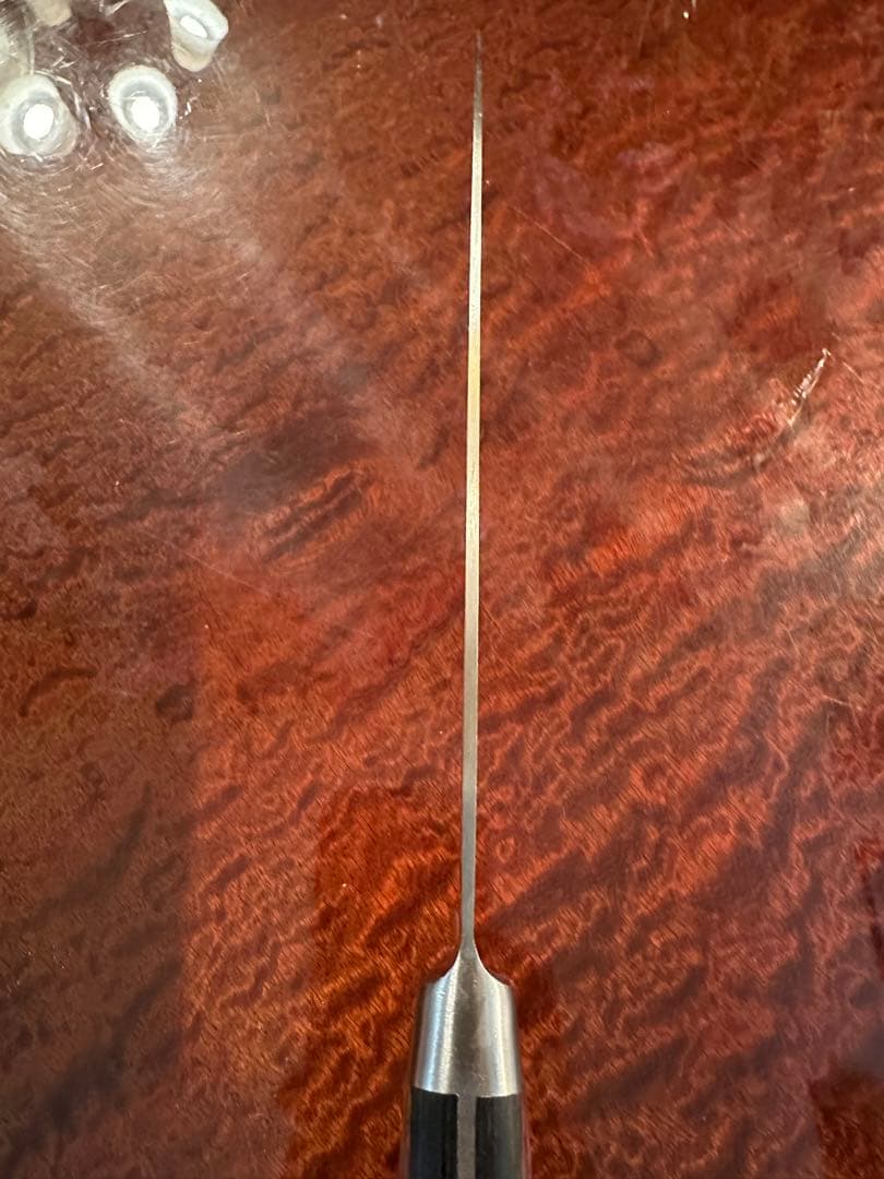 安来鋼 牛刀180ミリ　木製ハンドル