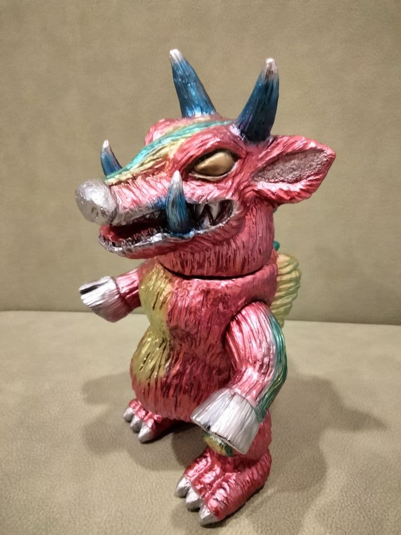 ソフビ　monstock　怪獣　馬頭羅　牛頭羅　izumonster　安楽安作