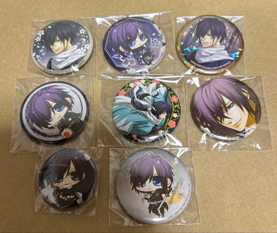 薄桜鬼・斎藤一・缶バッチ・8点セット - メルカリ