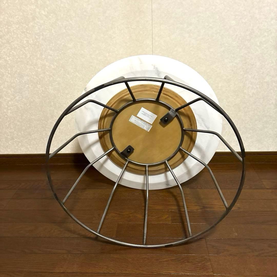 【美品】クラッシュゲート CARA コーヒーテーブル 天然大理石 廃盤