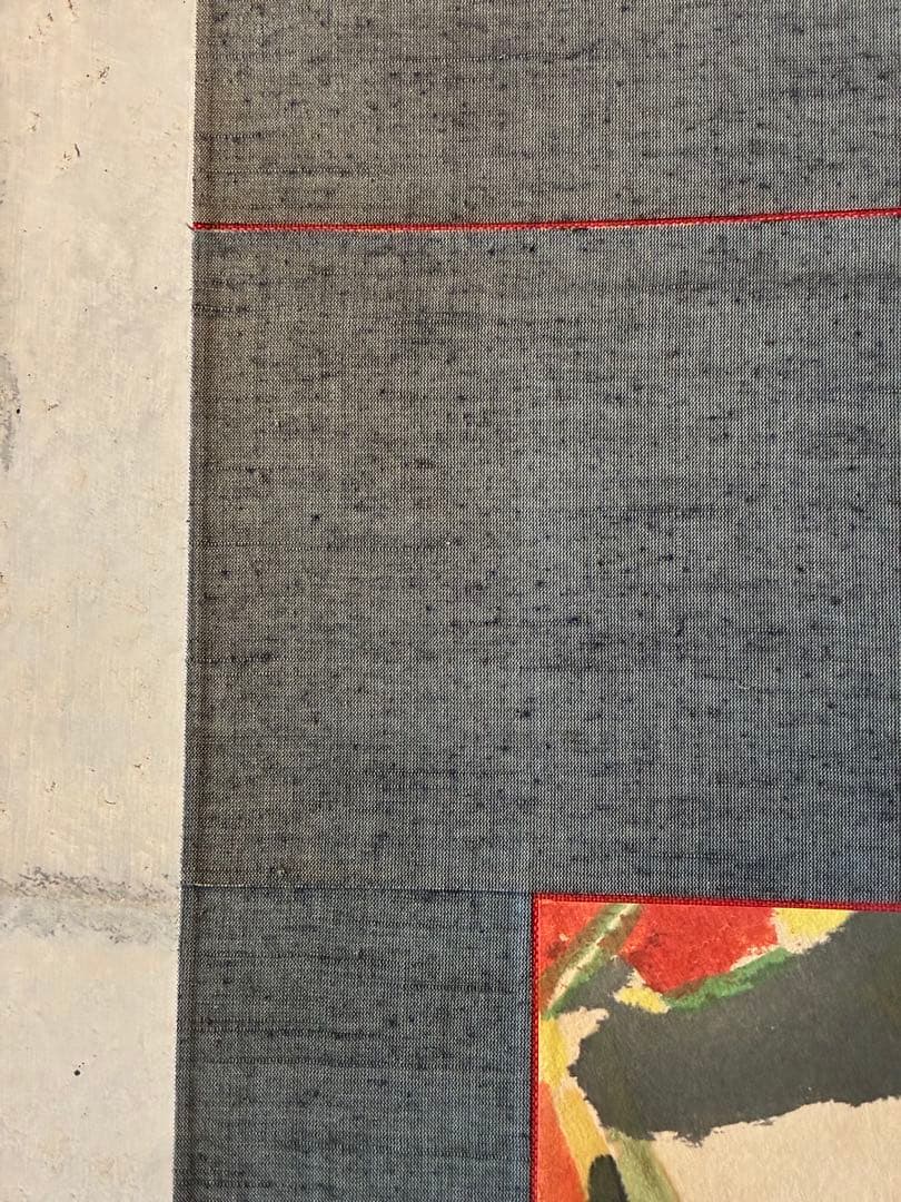 来年の干支　阿食慎太郎　馬の水彩画　掛け軸