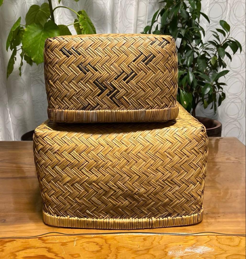 柳行李　行李　古民具　収納　昭和レトロ