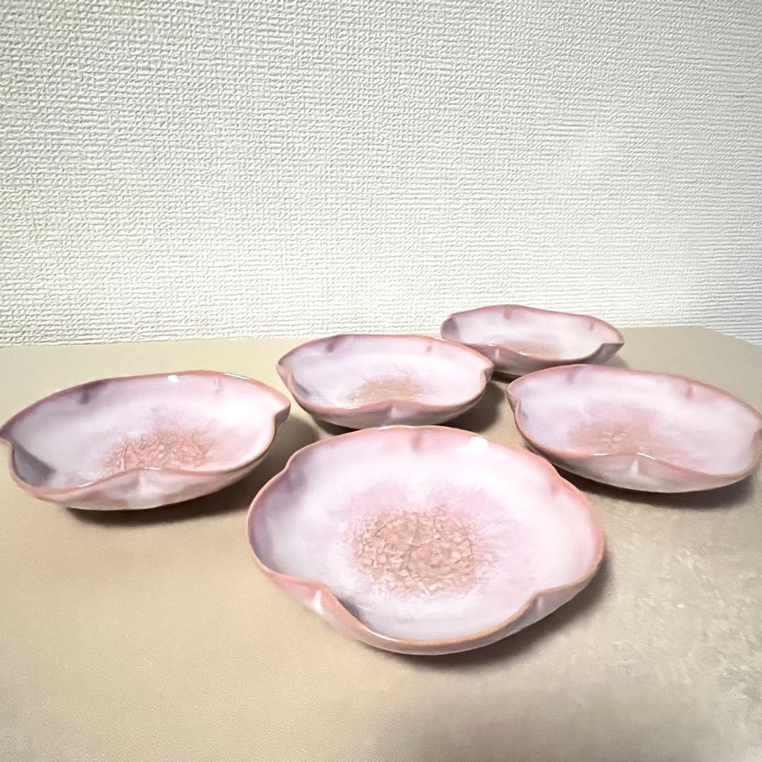 ☆新品未使用☆たち吉 結晶釉 花霞 桜の器 小皿 取皿 - メルカリ
