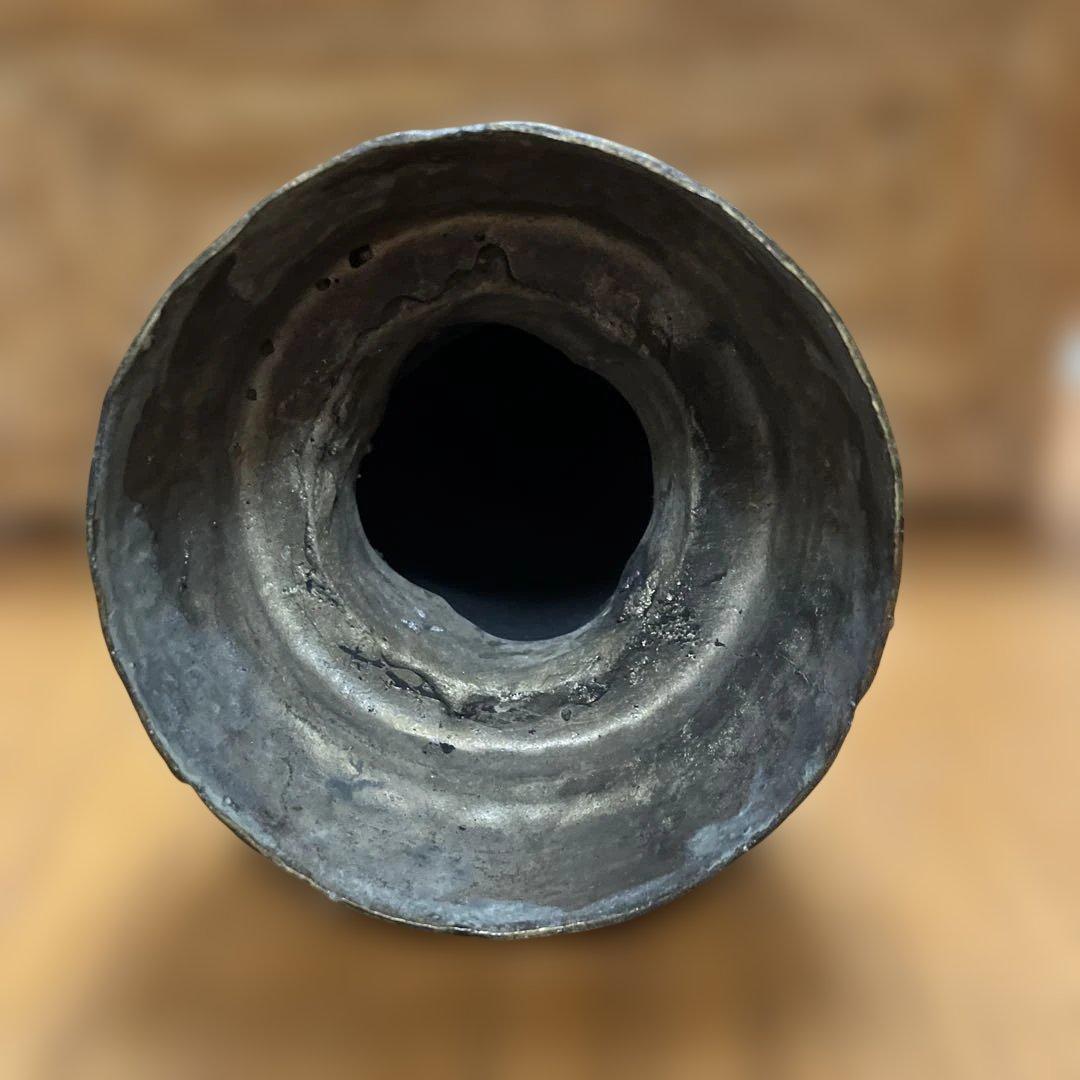 カンボジア　アンコールワット 四面の顔の仏像 青銅製 約20cm