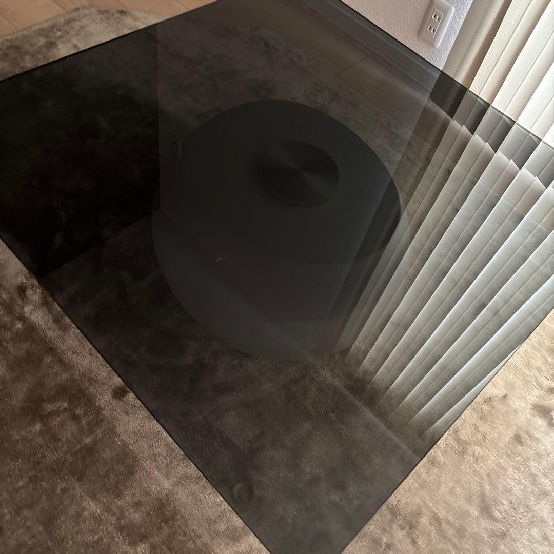 ボーコンセプトコーヒーテーブルセンター　リビングテーブルコンクリートグレーガラス