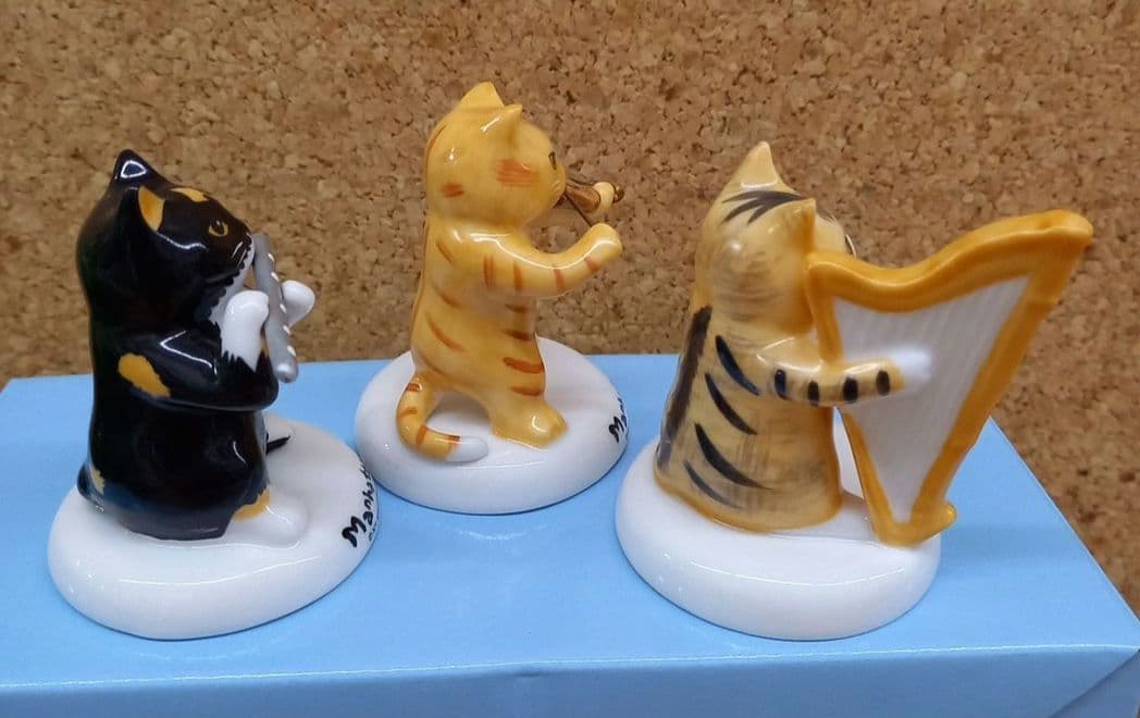 マンハッタナーズ　音楽隊　ハープ・バイオリン・フルート　Bセット