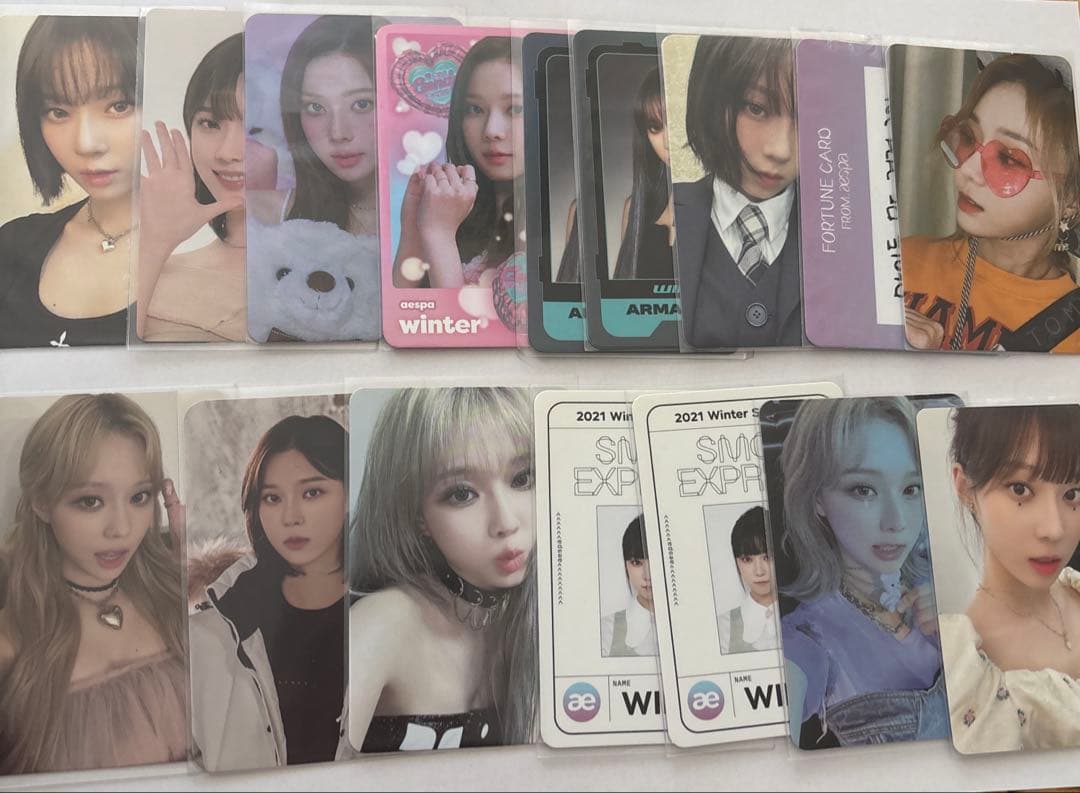 ウィンター】aespa トレカ 16枚セット - メルカリ