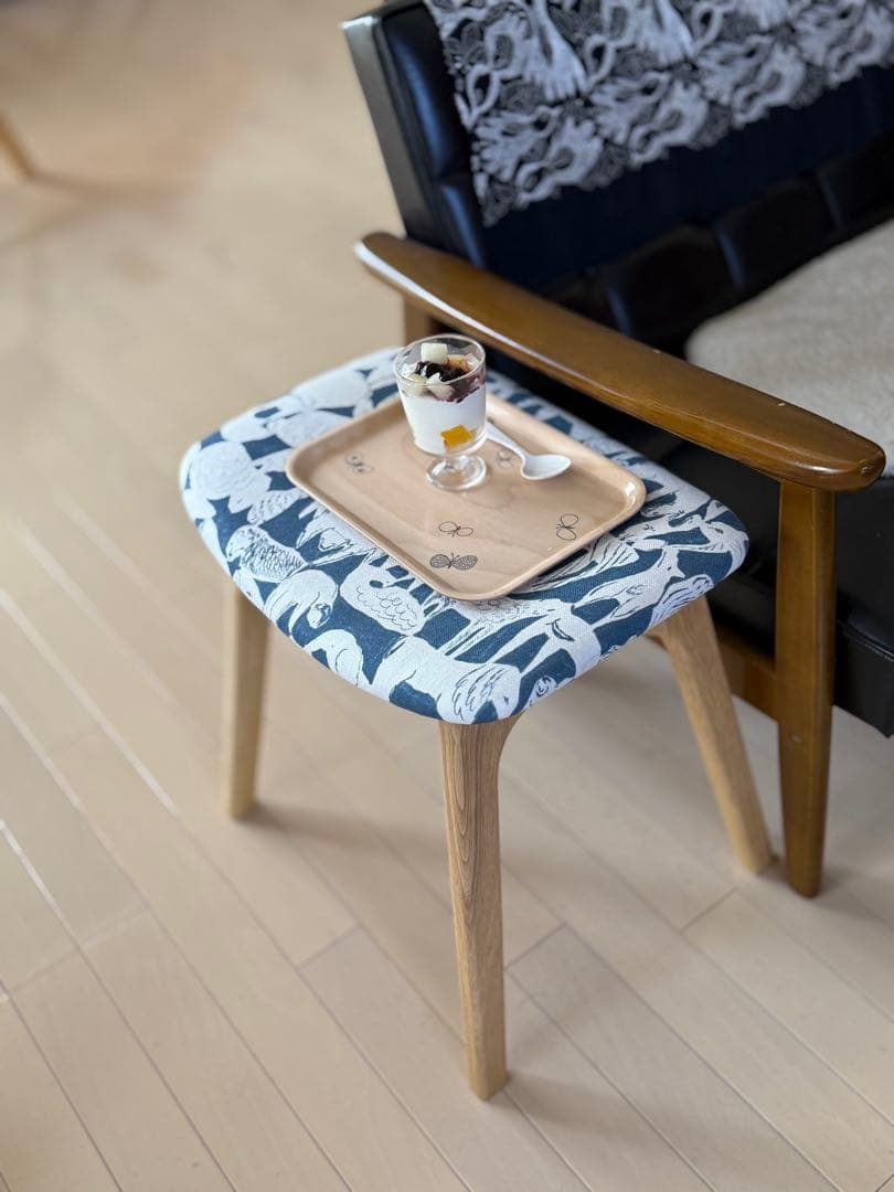 ミナペルホネン　生地生地　スツール　オットマン　チェア　サイドテーブル　家具