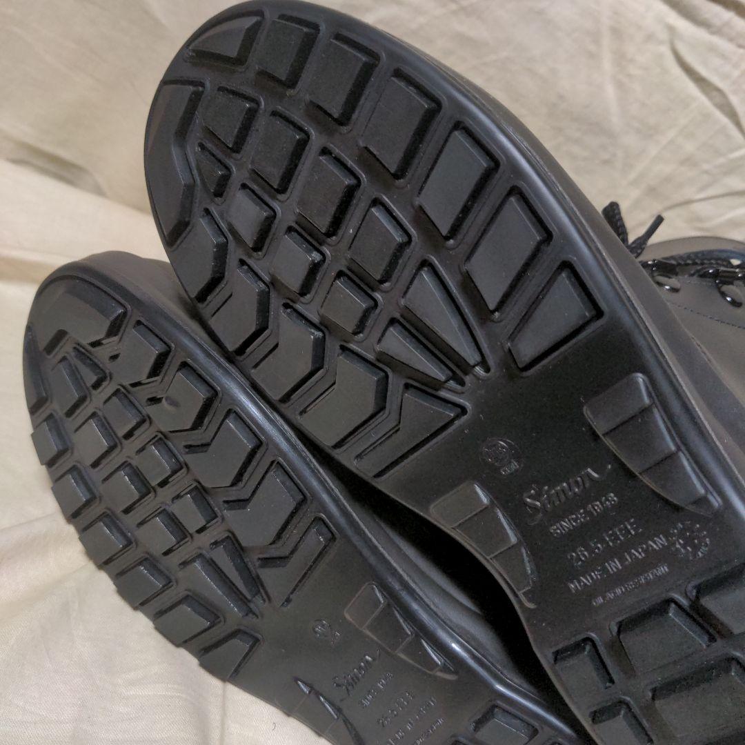 シモン製　警官　警備靴 出動靴 　半長靴　個人装備　新品未使用　通気孔　26.5