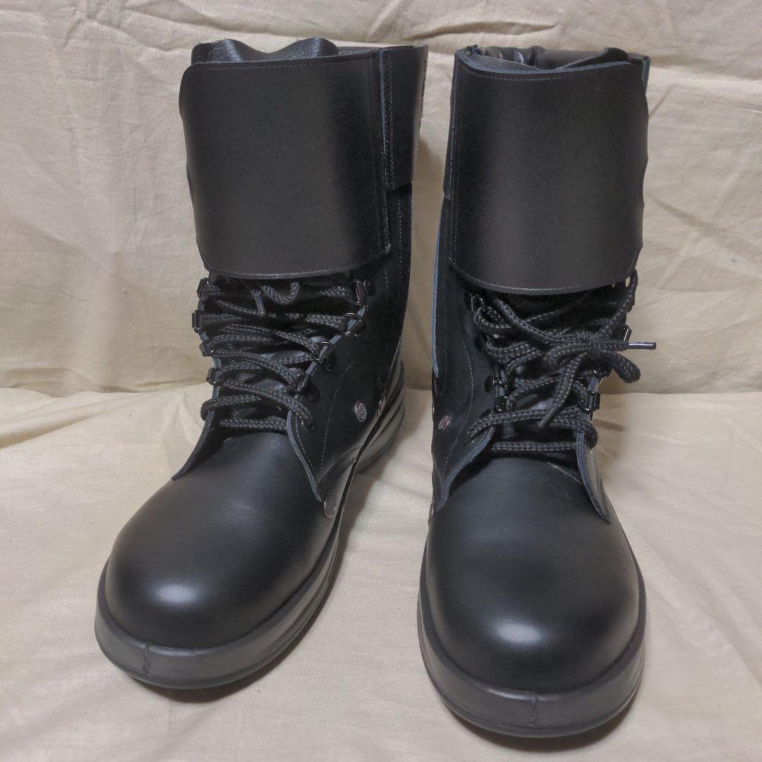シモン製　警官　警備靴 出動靴 　半長靴　個人装備　新品未使用　通気孔　26.5