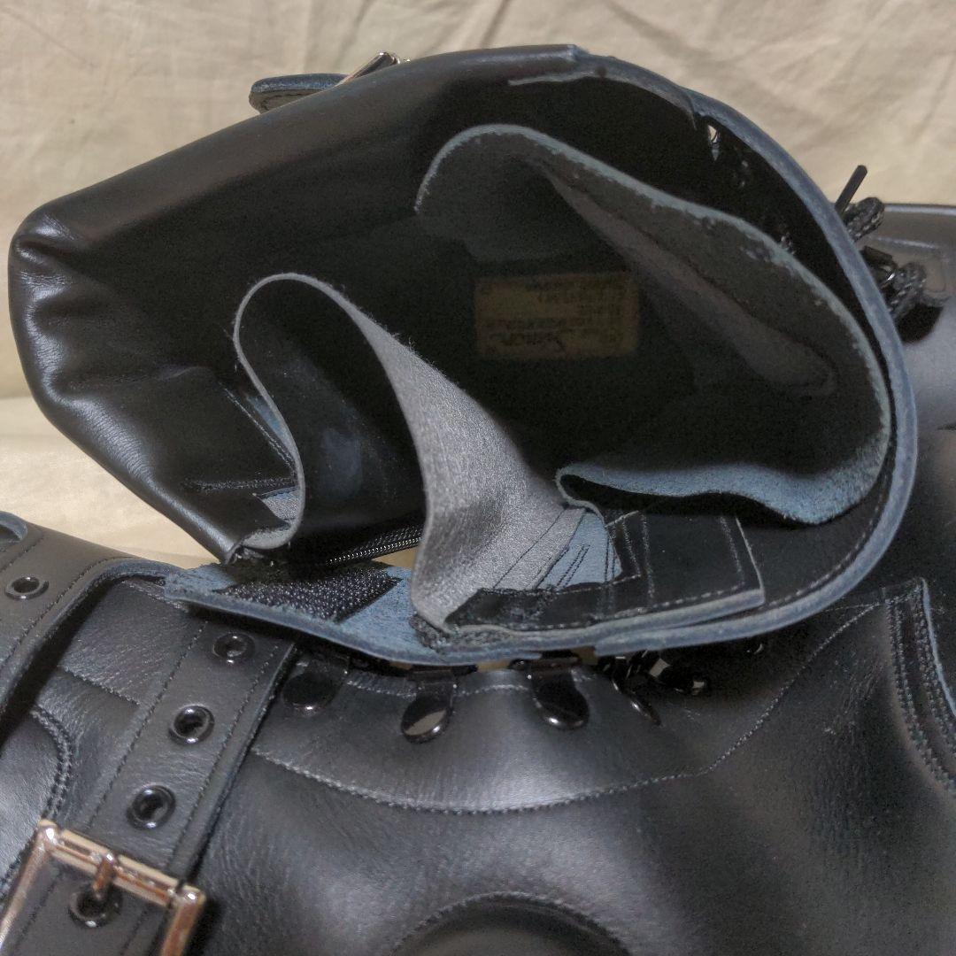 シモン製　警官　警備靴 出動靴 　半長靴　個人装備　新品未使用　通気孔　26.5