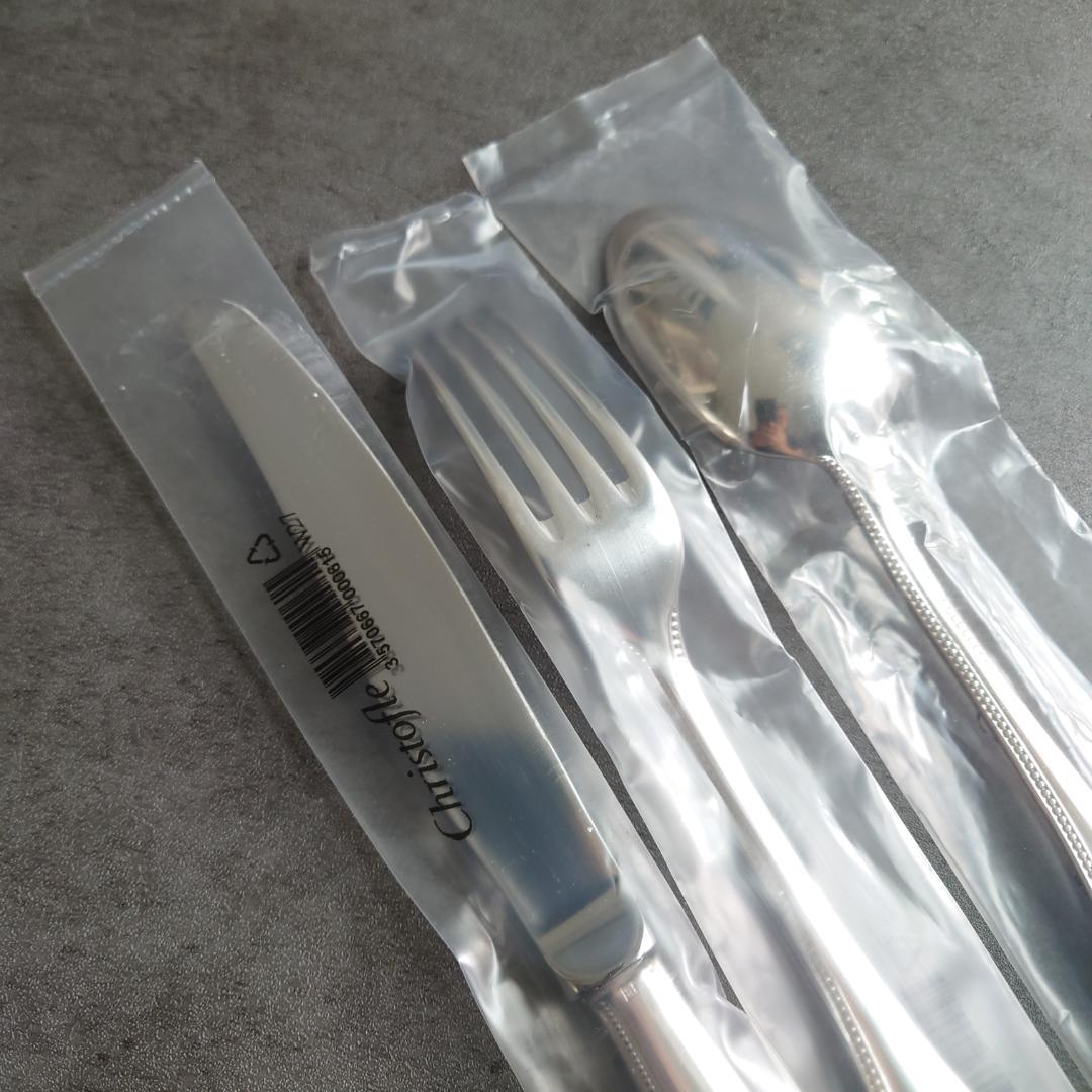 クリストフル パール テーブルサイズ 未開封 3点