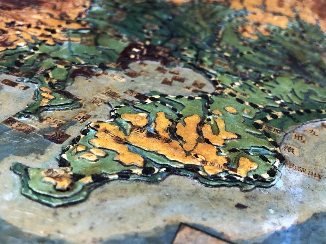 戦前立体古地図 】 関東地方 1：1000000 蔵出初品 - メルカリ