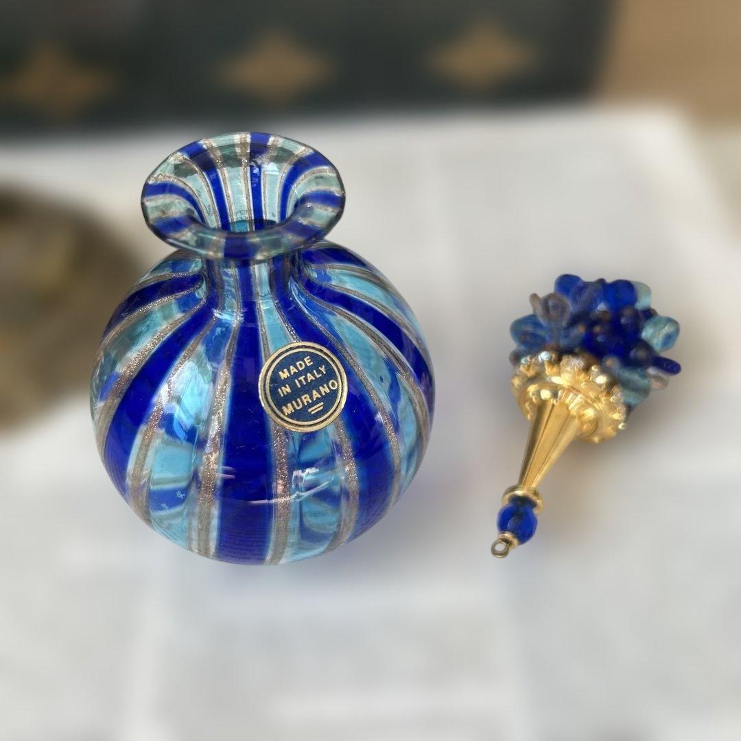 イタリア製ヴェネツィアンガラス ムラーノガラス 香水瓶