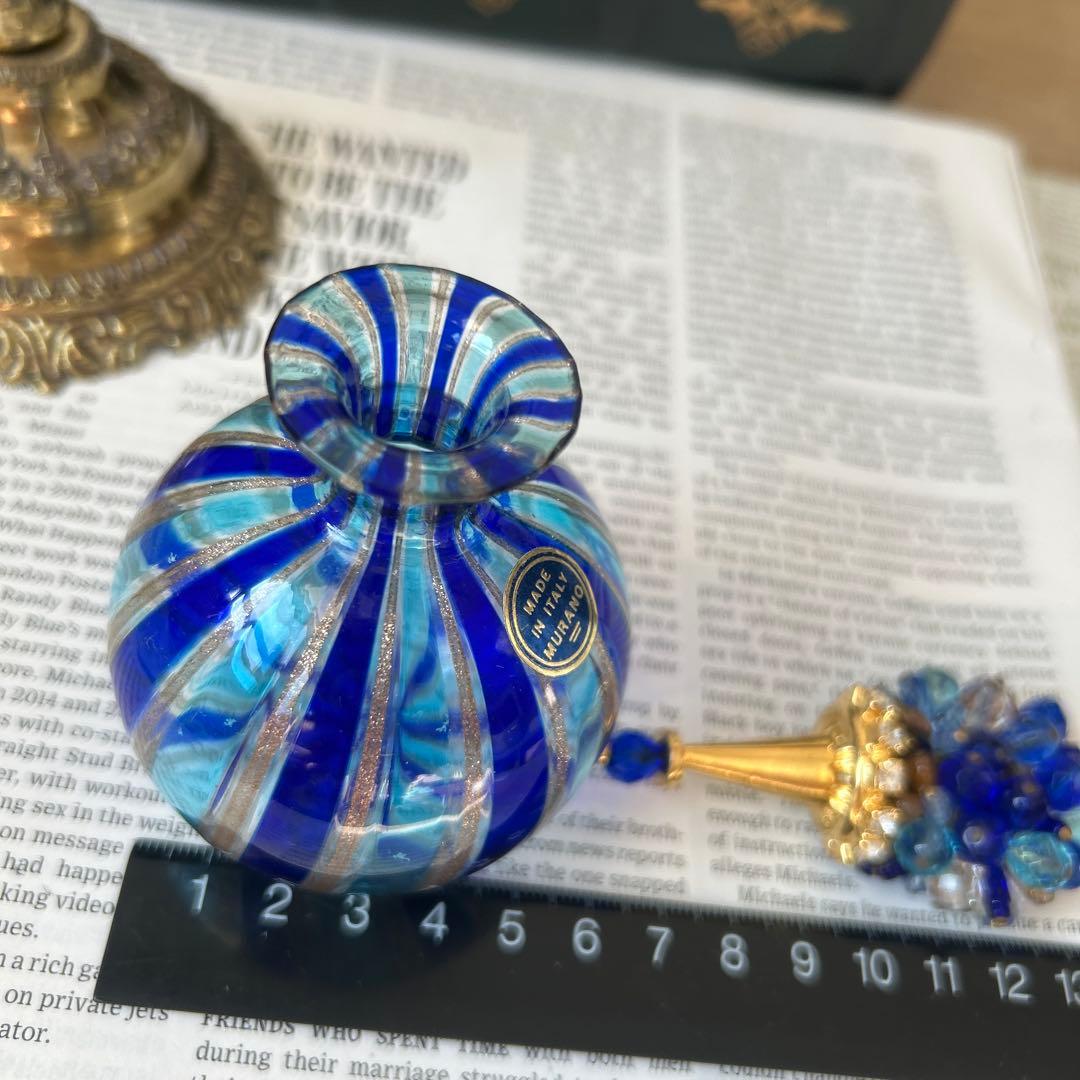 イタリア製ヴェネツィアンガラス ムラーノガラス 香水瓶