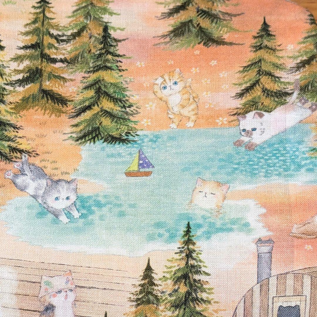 ふわふわガーゼハンカチ⭐️ユキエモン☆サウナフロック ピンク